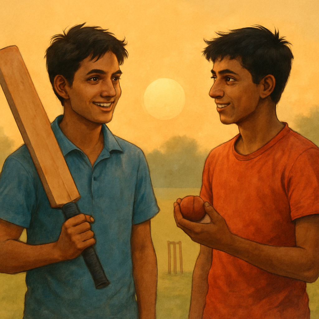 তেঁতুলতলার মাঠ: সোনালি বিকেলের শেষ ওভার’