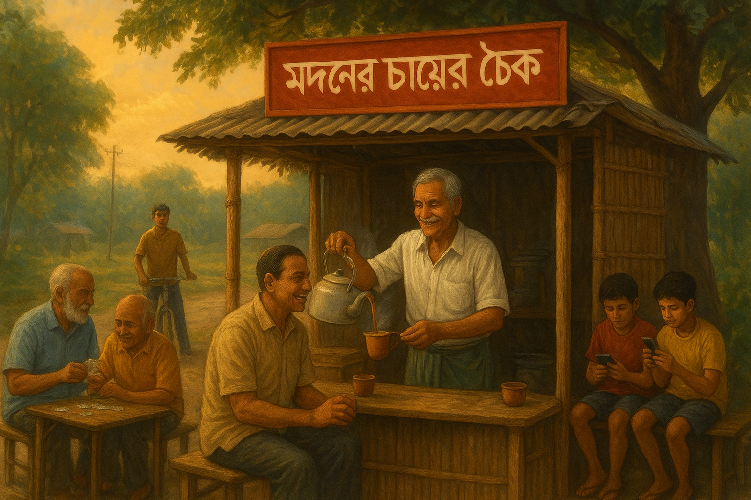 মদনের চায়ের ঠেক